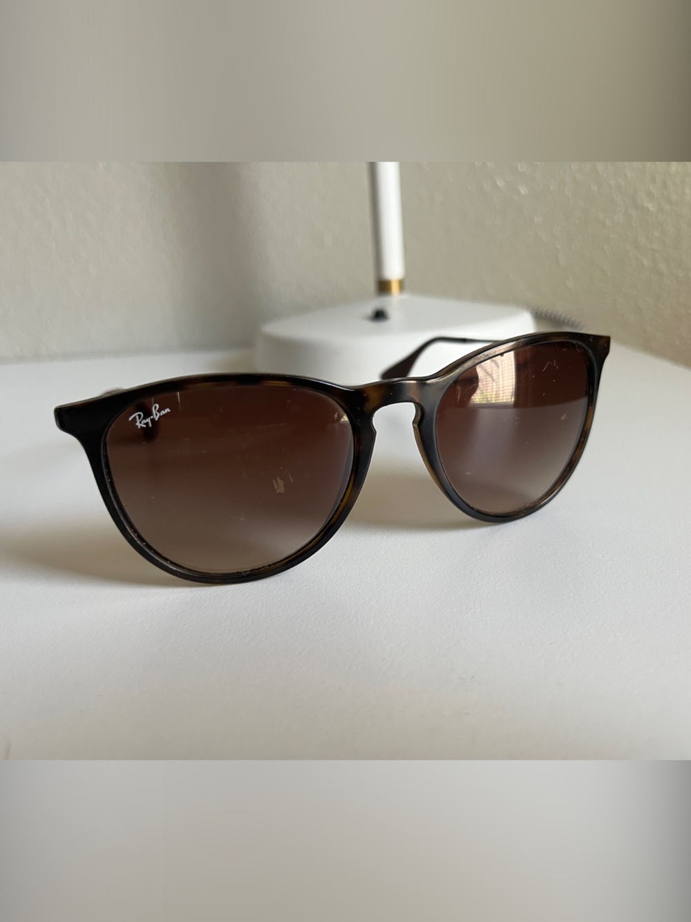 Ray-Ban Women's Tortoiseshell Frame with Brown Lenses Sunglasses